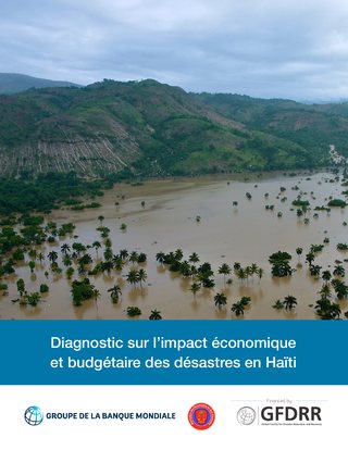 Couverture du Diagnostic sur l’impact économique et budgétaire des désastres en Haïti.